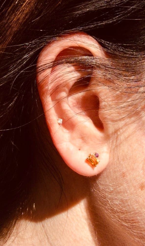 Dreamsicle studs