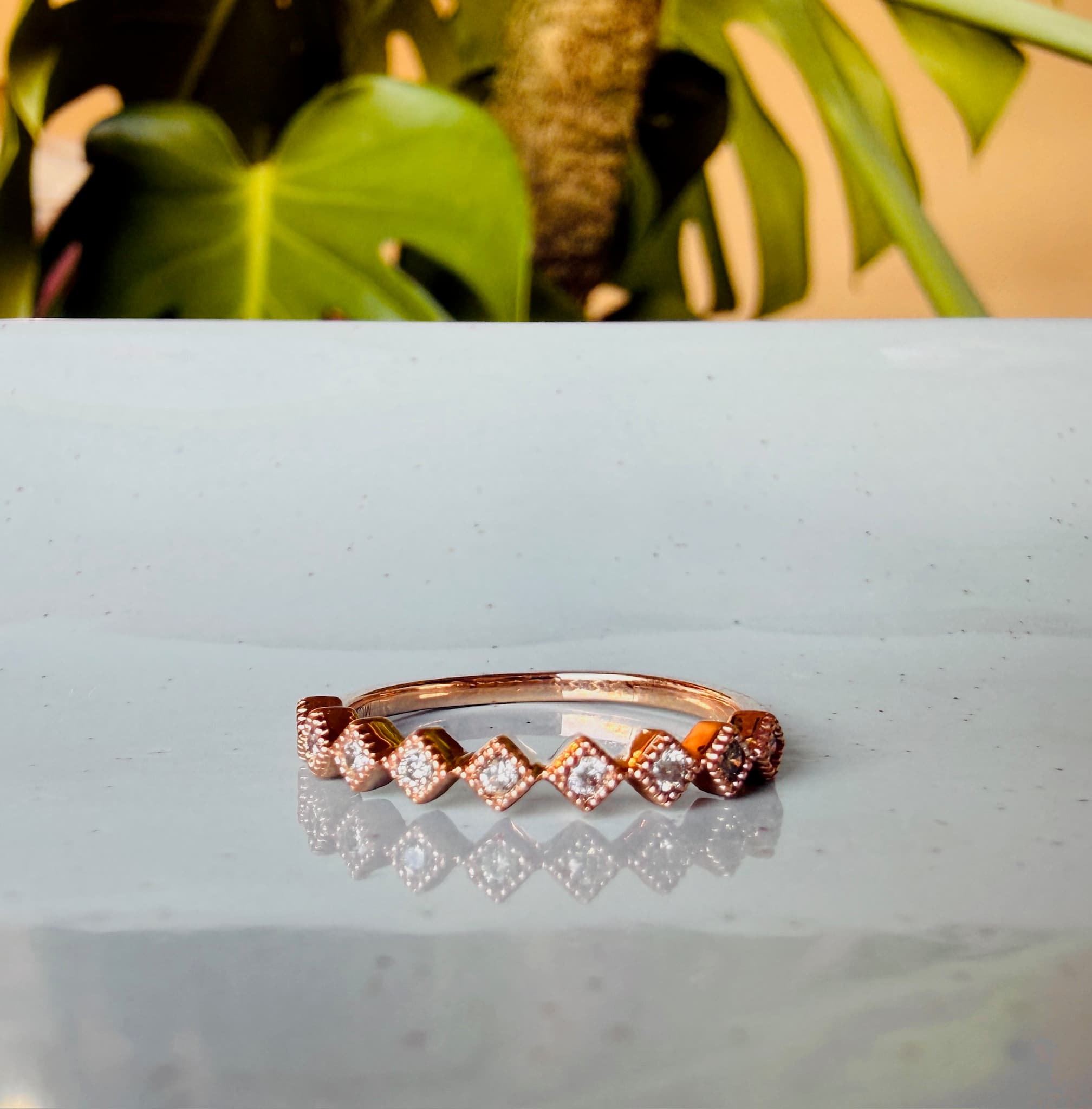 Diamond Filigree Stacker