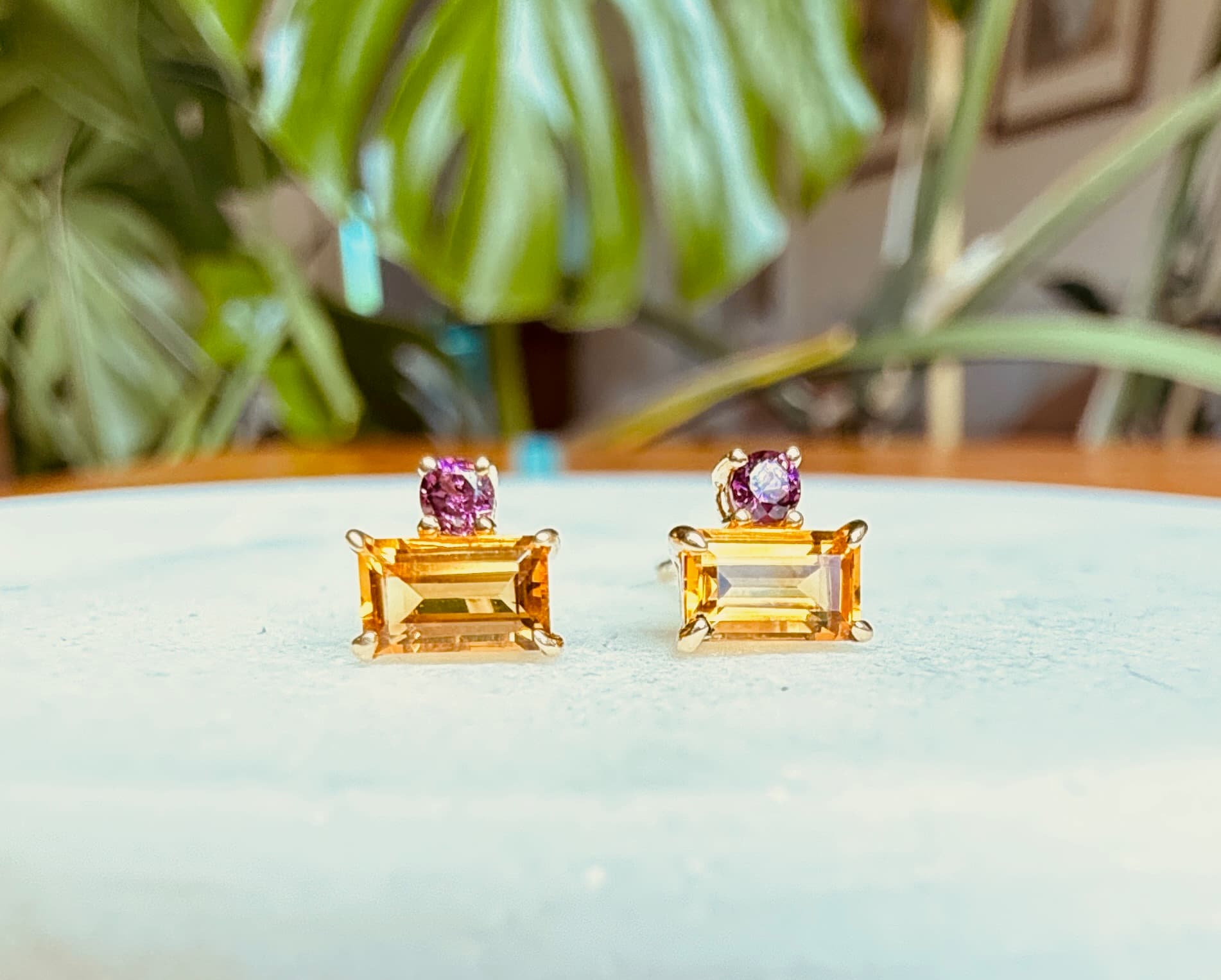 Dreamsicle studs