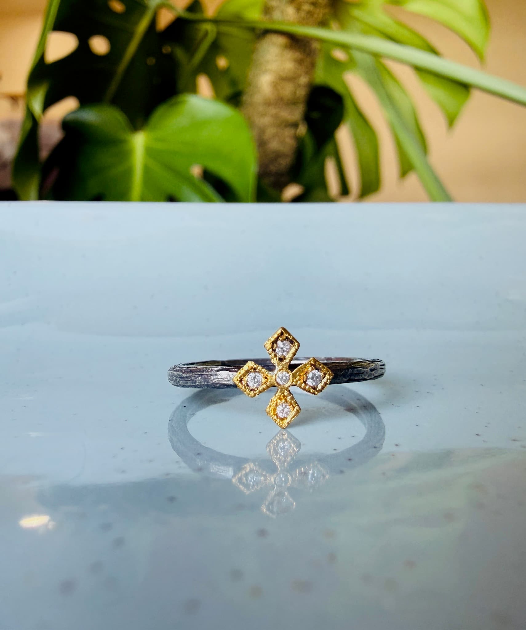 Medieval Cross Ring
