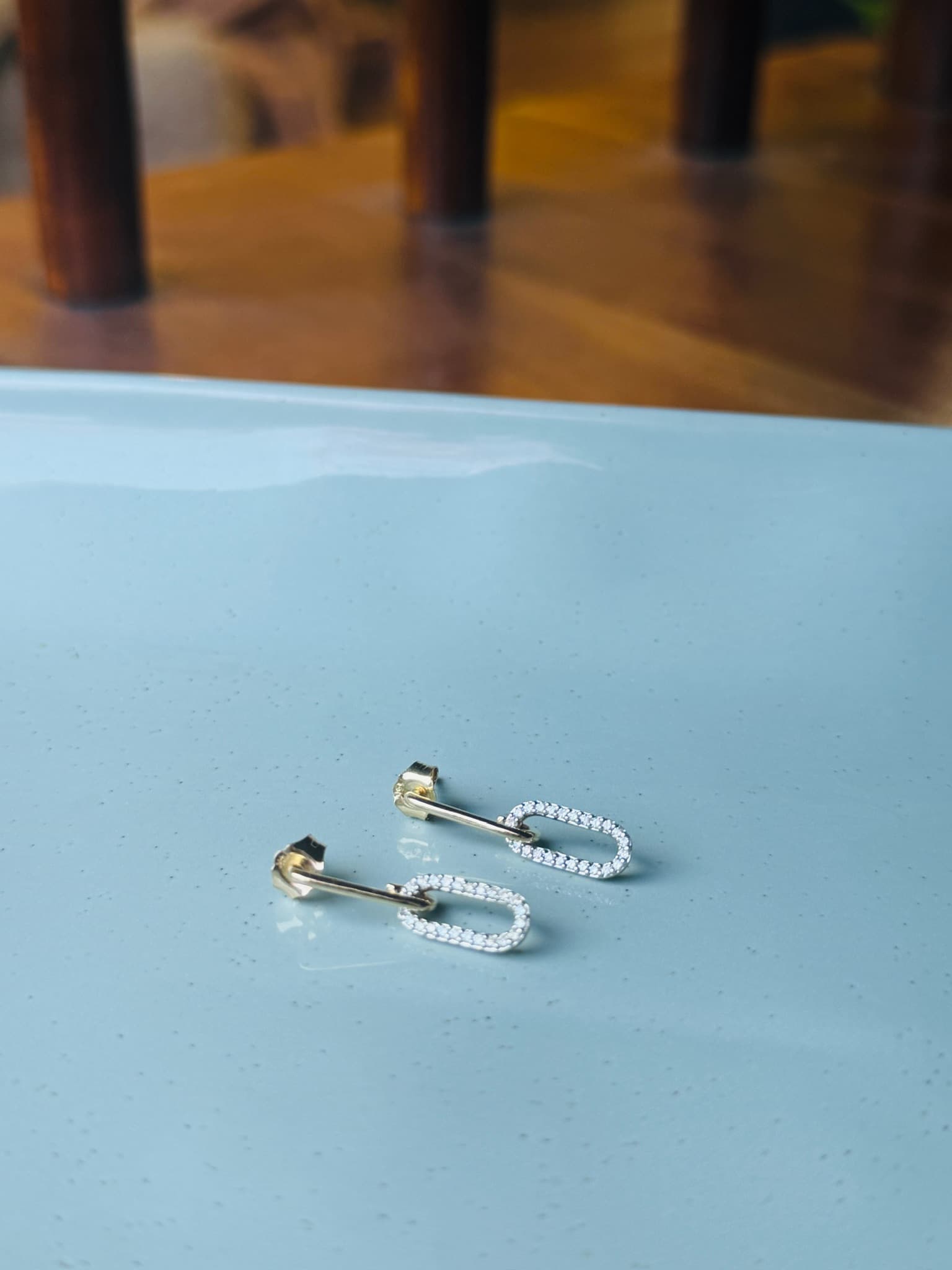 Missing Link Drop Earrings