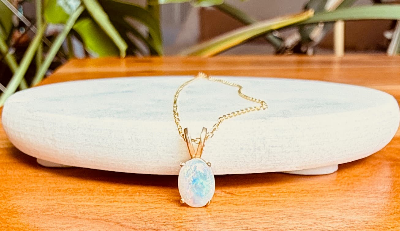 Opal Pendant necklace