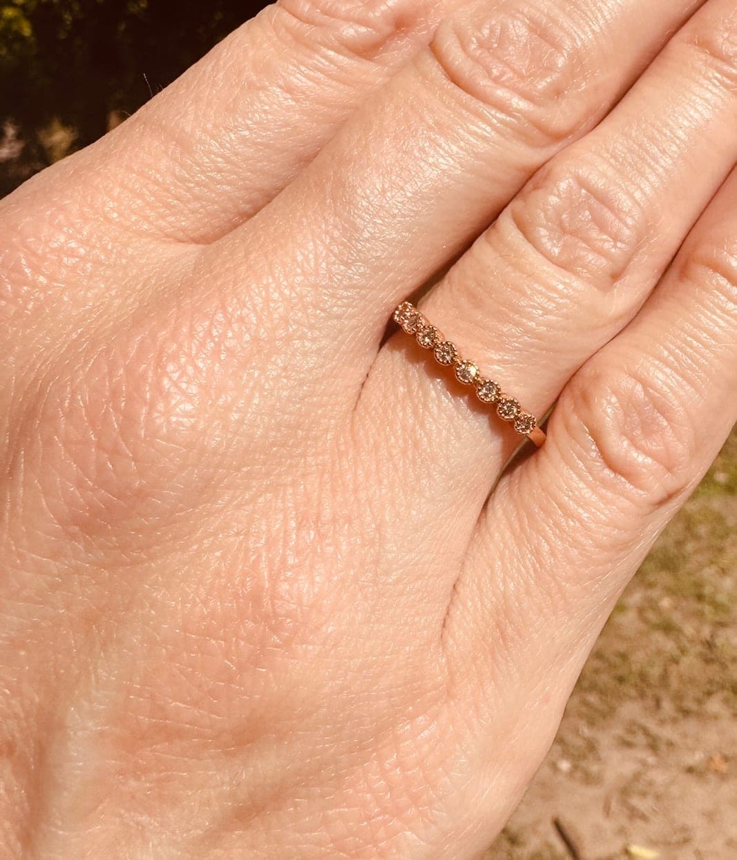 Round Filigree Stacker