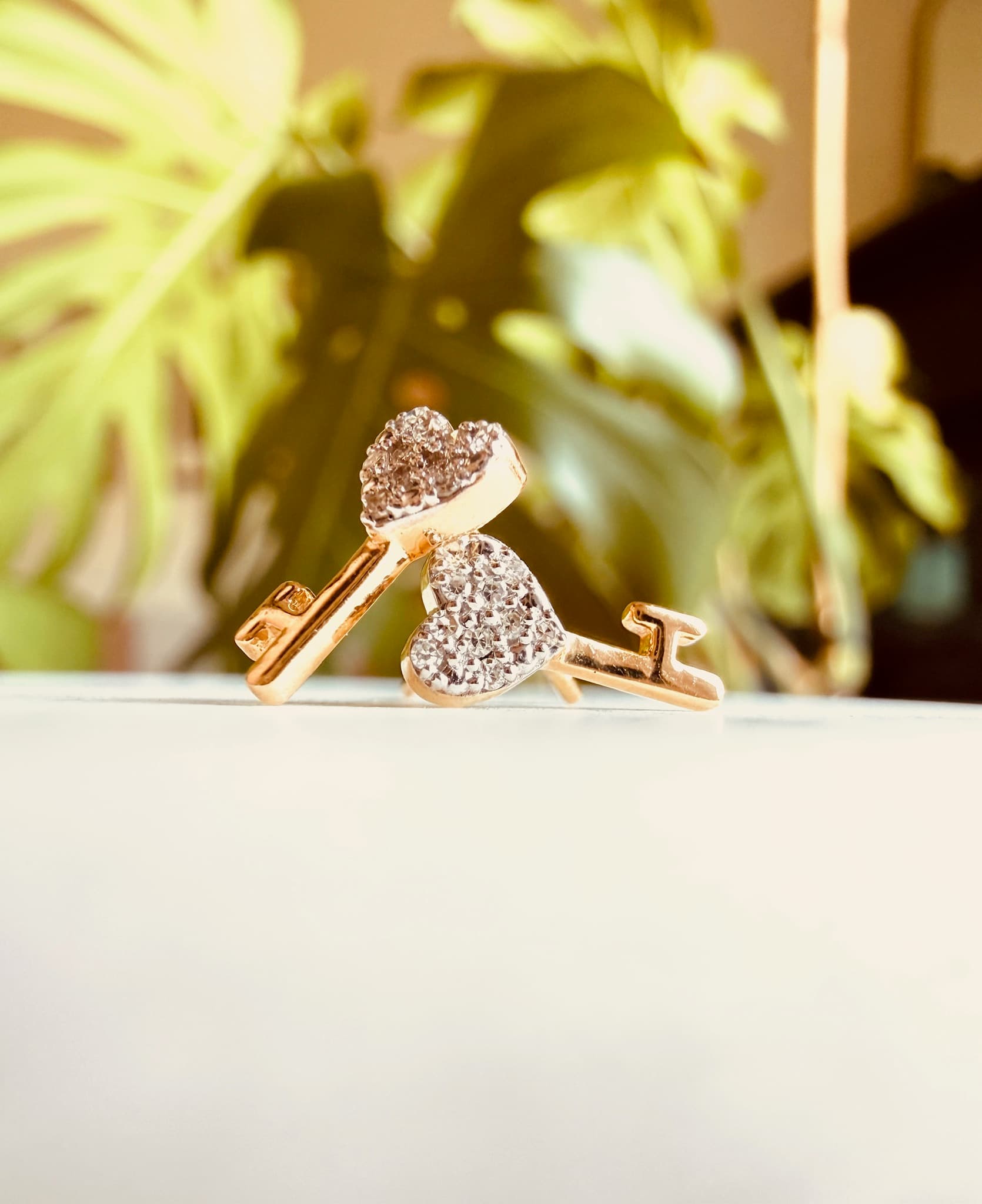 Key To My Heart Studs